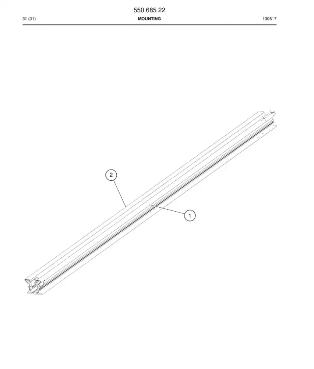 GUIDE STRIP MONTAJ AYAĞI(KİT ITEM)