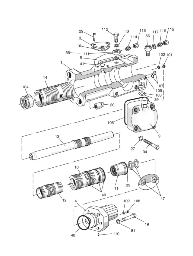 HYDRAULIC ROCK DRILL