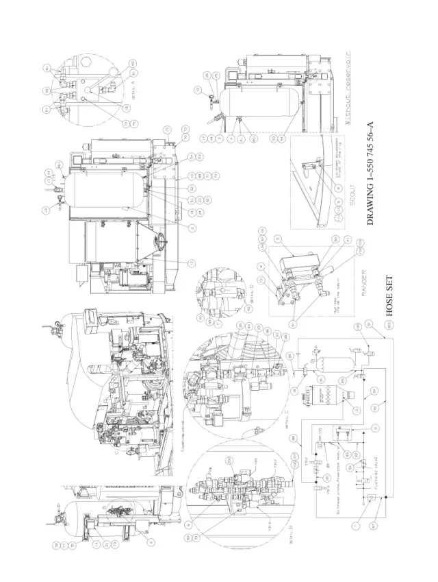 HORTUM SET, WATER INJECTION (1-5