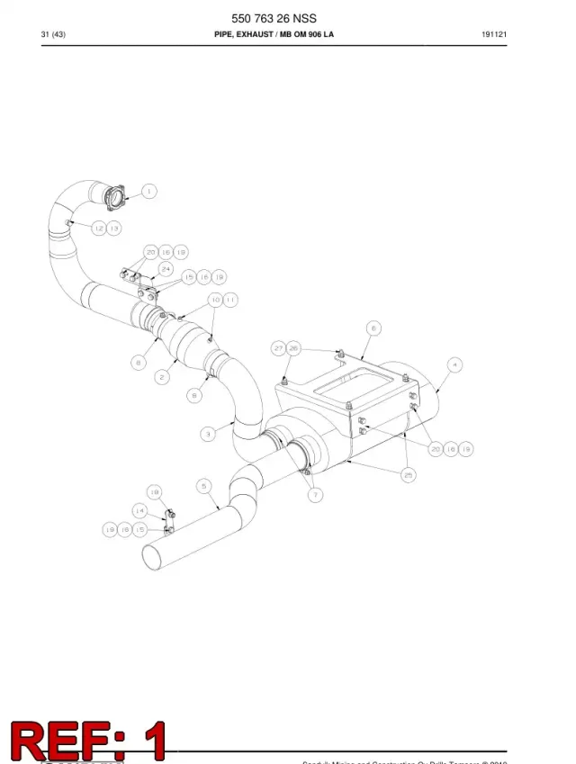 ROHR, EXHAUST