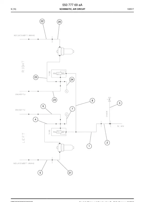 SCHEMATIC, AIR CIRCUIT