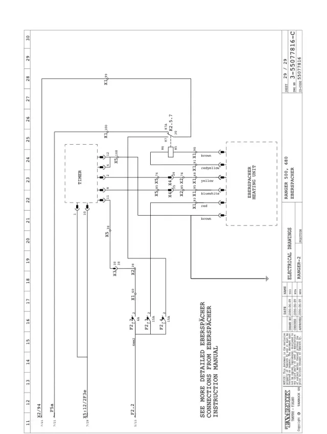 ELECTRIC CIRCUIT DIAGRAM+PARTS