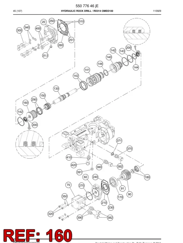 REAR CILINDRO RD314