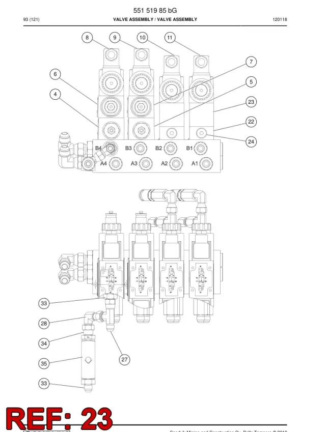 VERTEILER BODY, VENTIL