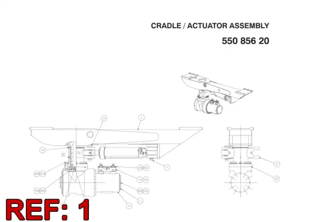 CRADLE ASSEMBLY SEE I-TEXT
