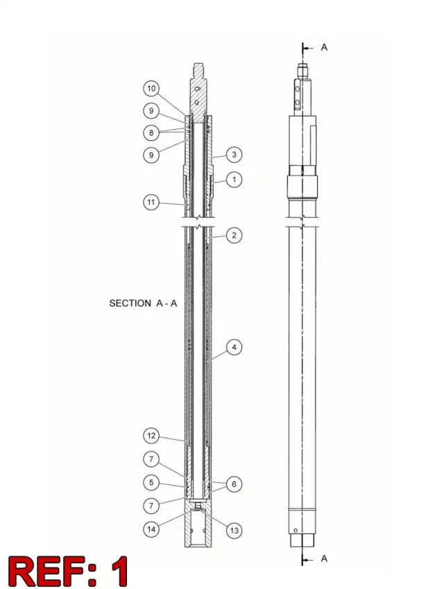 TUBE, VÉRIN