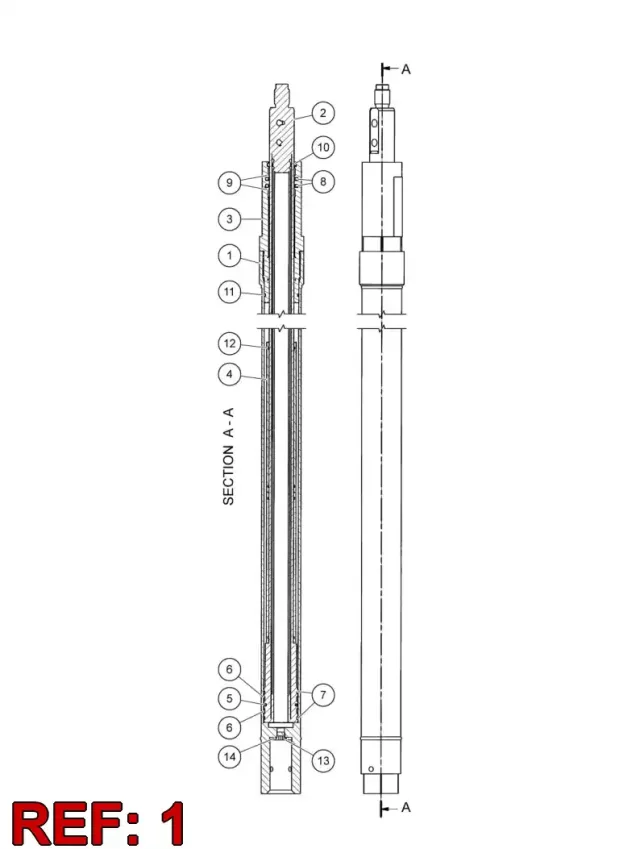 TUBE DE VÉRIN