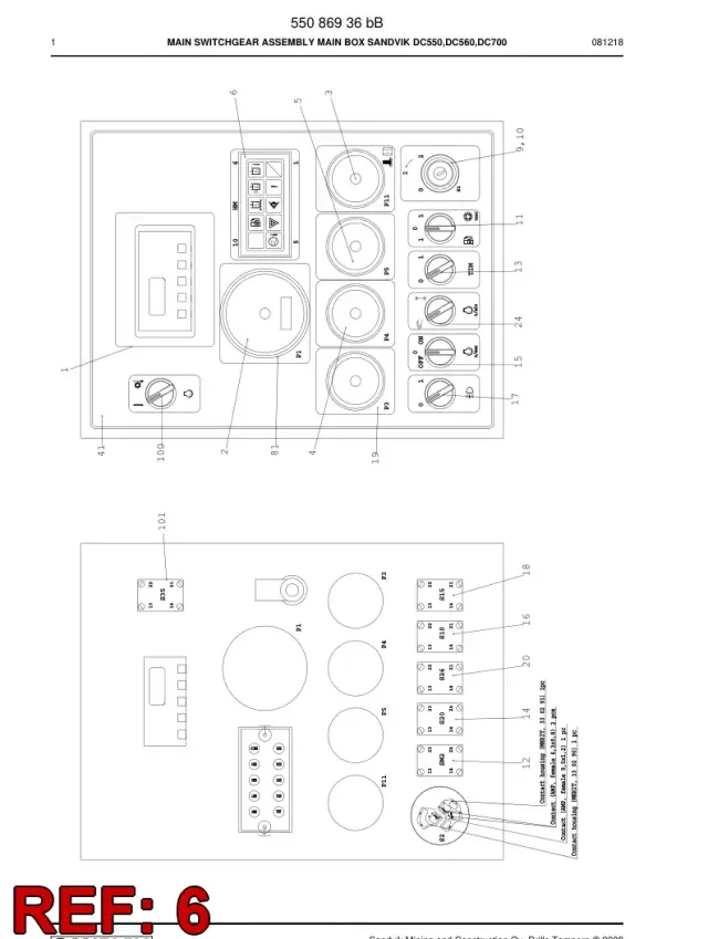 CONTROL (WARNING) LIGHT PRING