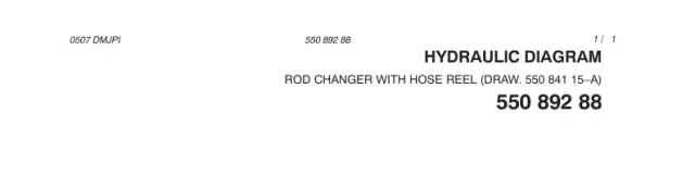 HOSE LIST, ROD CHANGER