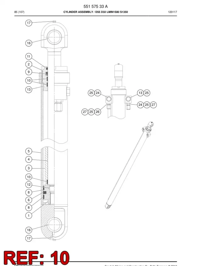 GUIDE RING, KOLBEN ROD