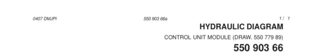 HORTUM LIST, CONTROL UNIT MODULE