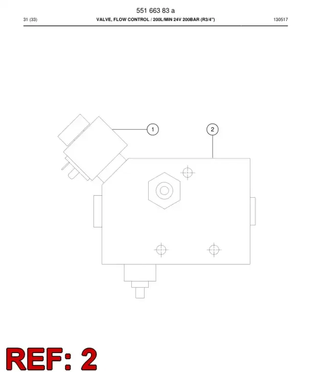 VALF, FLOW CONTROL