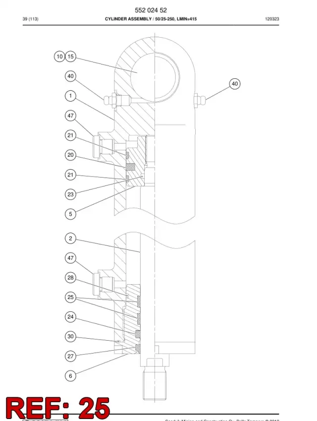 GUIDE RING, KOLBEN ROD