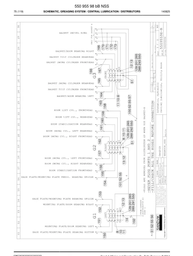 SCHEMATIC, GREASING SYSTEM