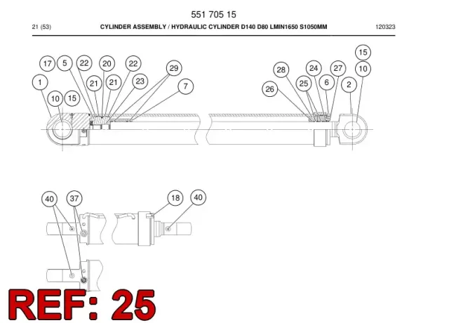 GUIDE RING, KOLBEN ROD