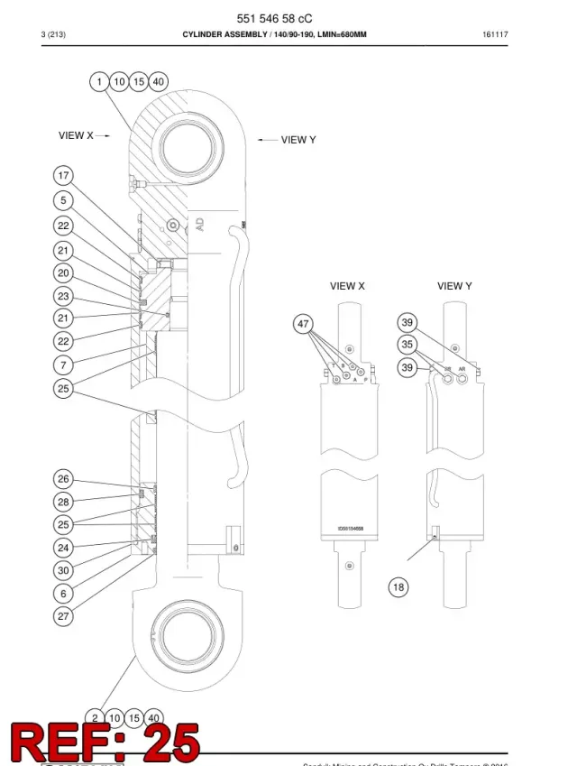 KOLBEN ROD GUIDE RING