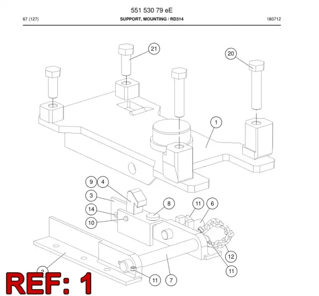 PLATE, MOUNTING