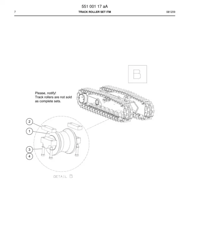 ROLLER SET, TRACK