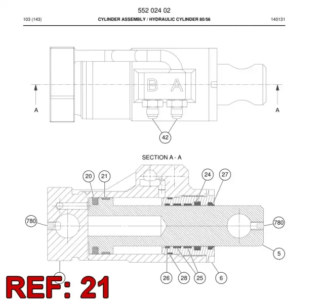 KOLBEN GUIDE RING