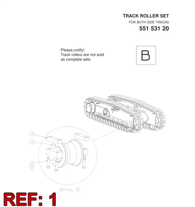 TRACK ROLLER RB