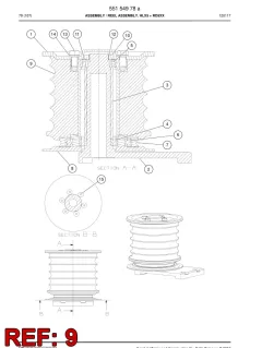 Sandvik HORTUM REEL, Yeraltı — teknik çizim