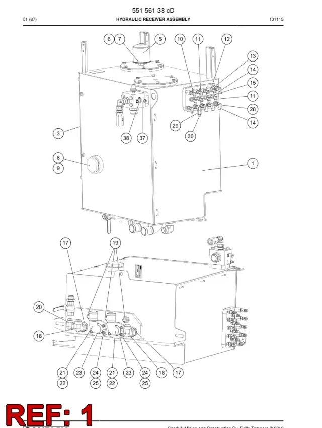 HDRAULIC RECEIVER WELDING