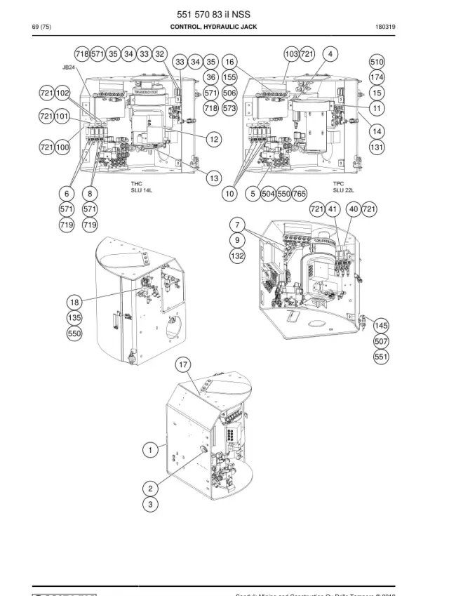 CONTROL, HYDRAULIC JACK