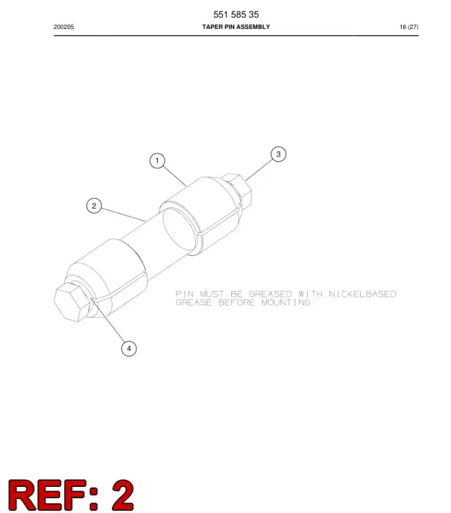 PIN, TAPER
