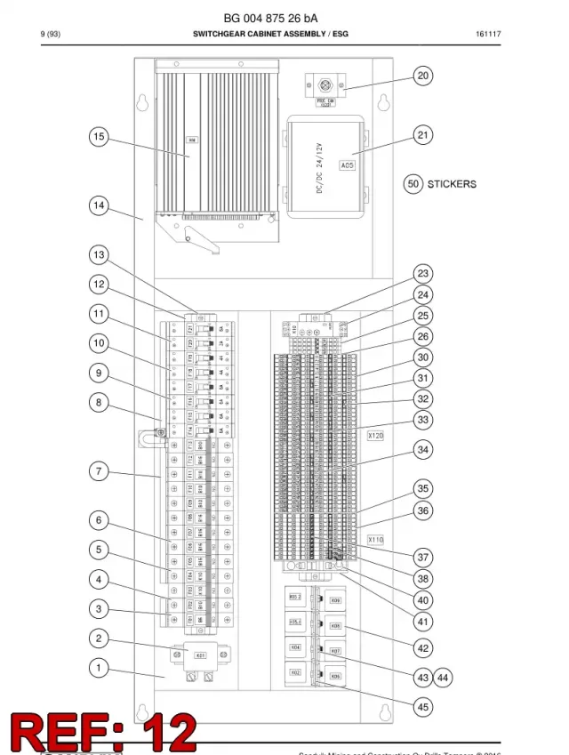 TERMINAL BLOCK, END CLAMP