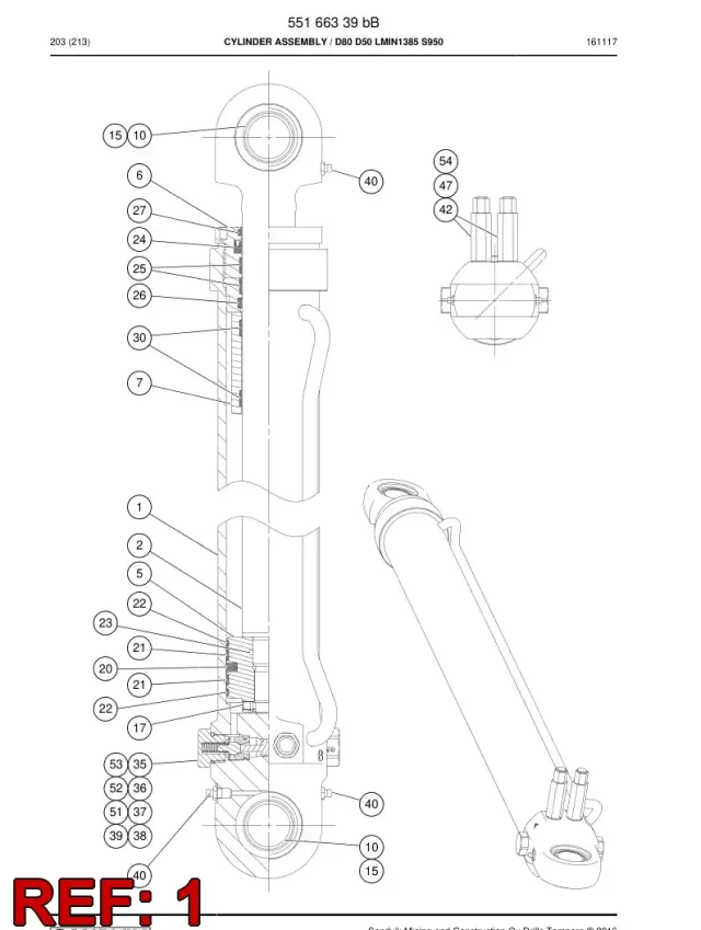 ENSEMBLE TUBE DE VÉRIN