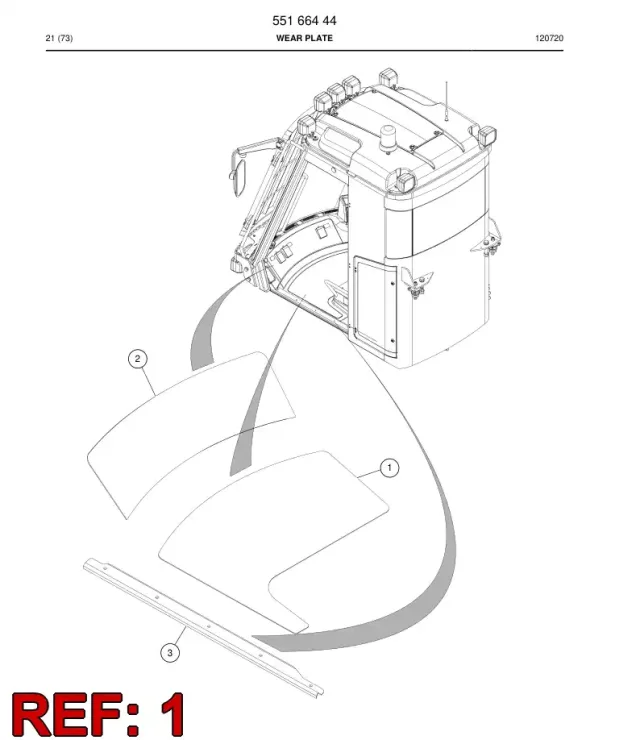 PLATE, WEAR