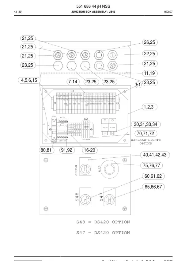 JUNCTION BOX ASSEMBLY