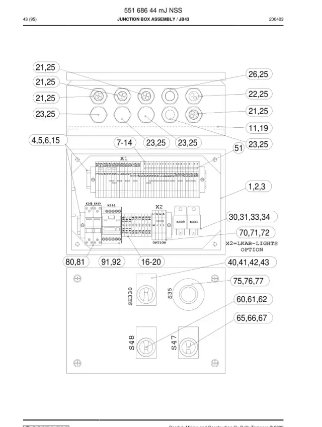JUNCTION BOX ASSEMBLY