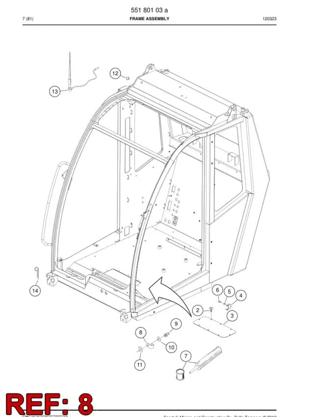 SLIDE FRAME