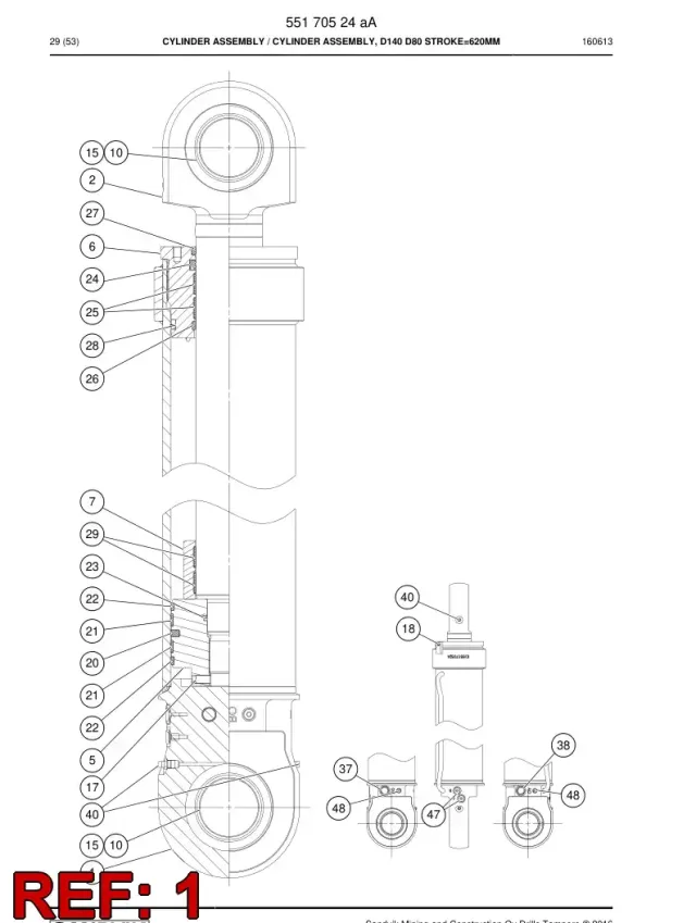 CYLINDER TUBE ASSEMBLY