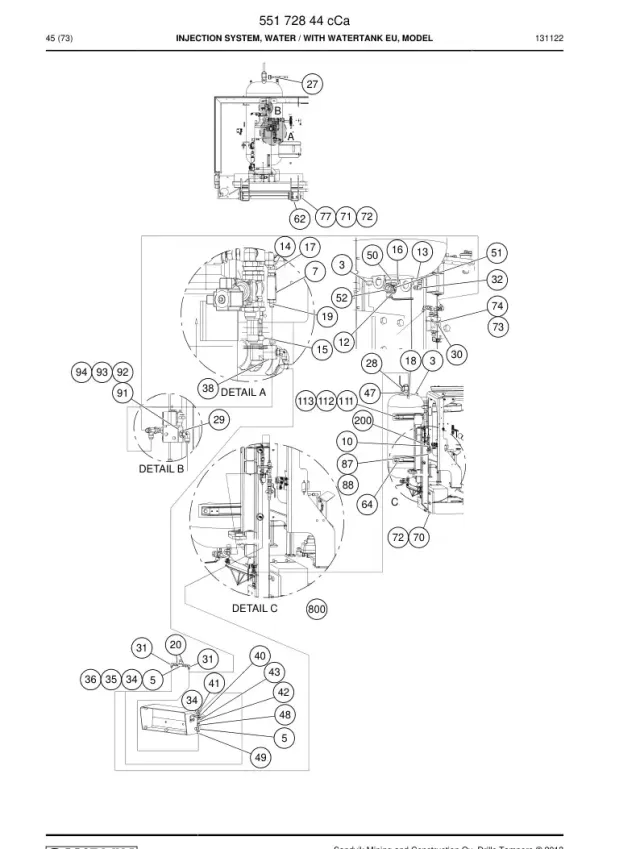 INJECTION SYSTEM, WATER