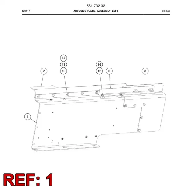 AIR GUIDE PLATE