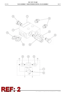 Sandvik PRESSURE RELIEF VALVE, Underground — technical diagram