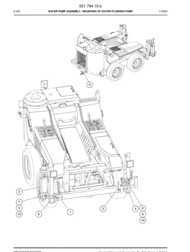 WATER BOMBA ASSEMBLY