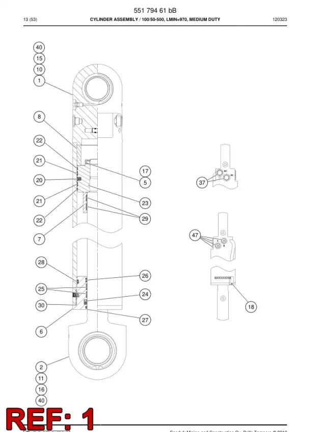 CYLINDER TUBE ASSEMBLY