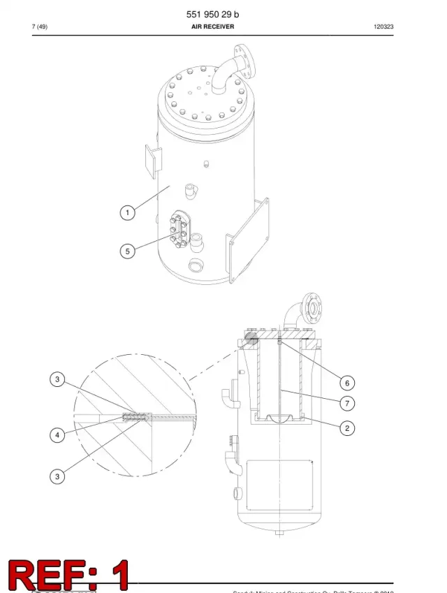 RECEIVER, AIR / OIL