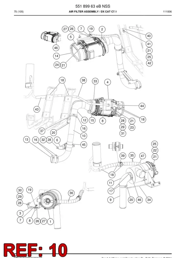 ROHR, INTAKE