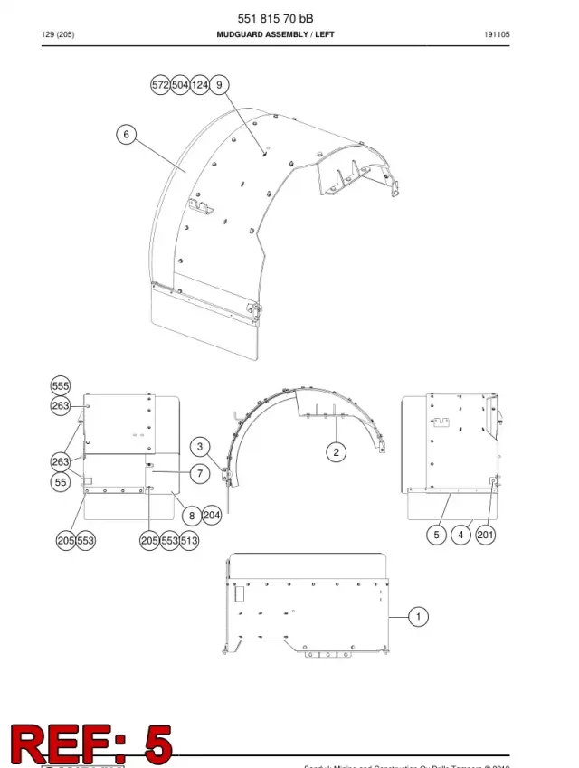 PLATE, BACKING