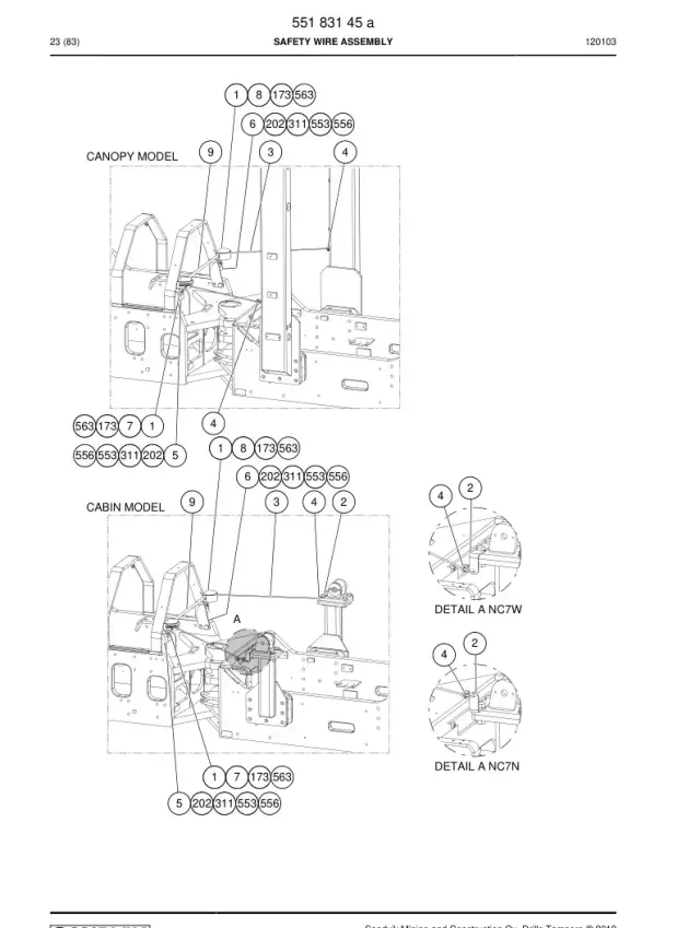 SAFETY WIRE ASSEMBLY