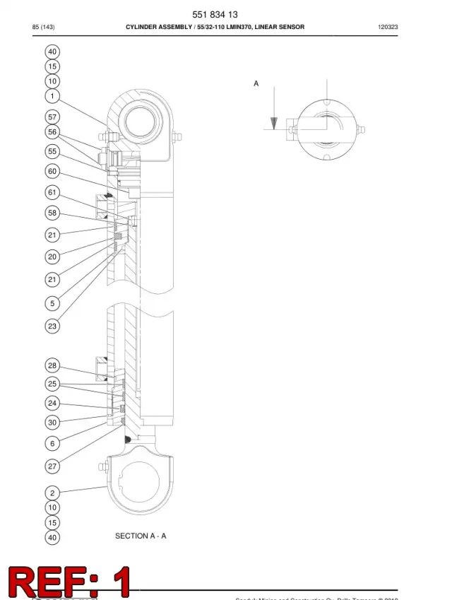 ENSEMBLE TUBE DE VÉRIN