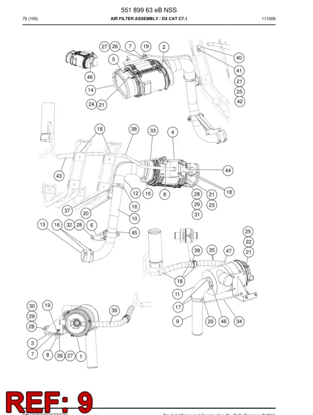 ROHR, INTAKE
