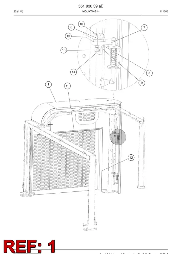 REAR RIGHT COVER ASSEMBLY
