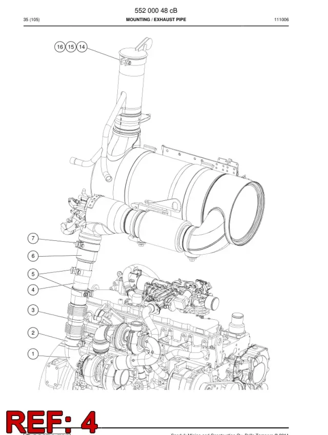PIPE, EXHAUST