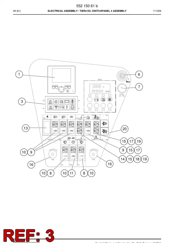 CONTROL (WARNING) LIGHT PRING