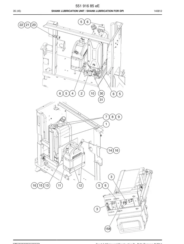 SHANK LUBRICATION UNIT